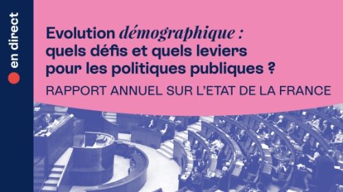 Evolution démographique : quels défis et quels leviers pour les politiques publiques ?