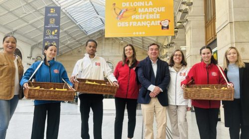 La banane des Antilles au cœur d'une campagne promotionnelle dans les gares parisiennes